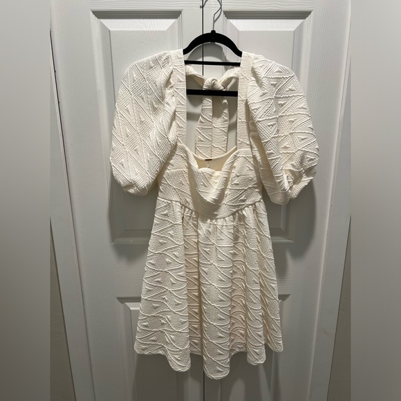 NWOT Free People Violet Mini Dress in White - Picture 2 of 4